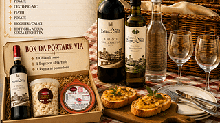 Toskanisches Picknick-Erlebnis mit Gourmetkorb