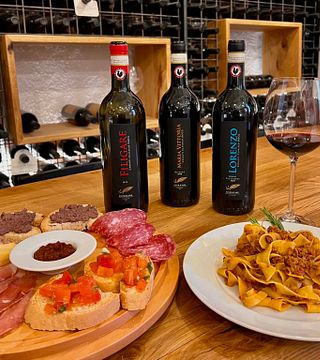 Bio-Wein- und Olivenölverkostung mit toskanischem Mittagessen im Le Filigare