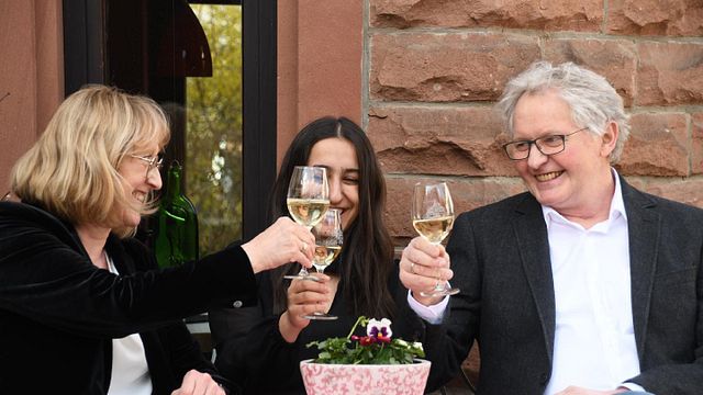 Degustação de vinhos no Weingut Villa Kerz