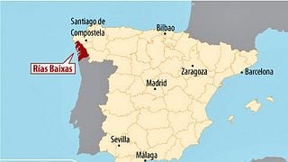 Albarino vinupplevelse. Rias Baixas
