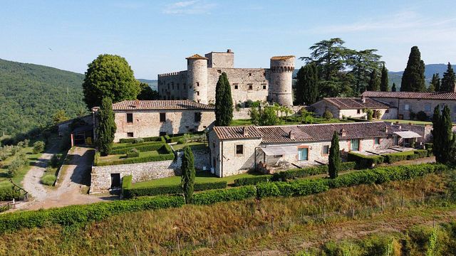 Camera doppia "Classic" nel borgo attorno al Castello di Meleto