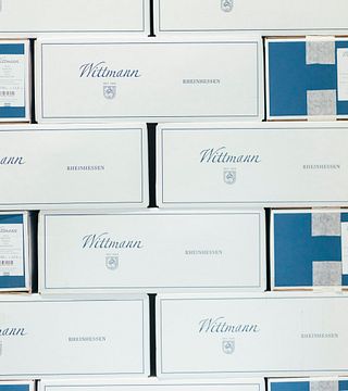 Degustazione di vini presso la cantina Wittmann.