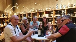 An artistic village, castle tour & winery