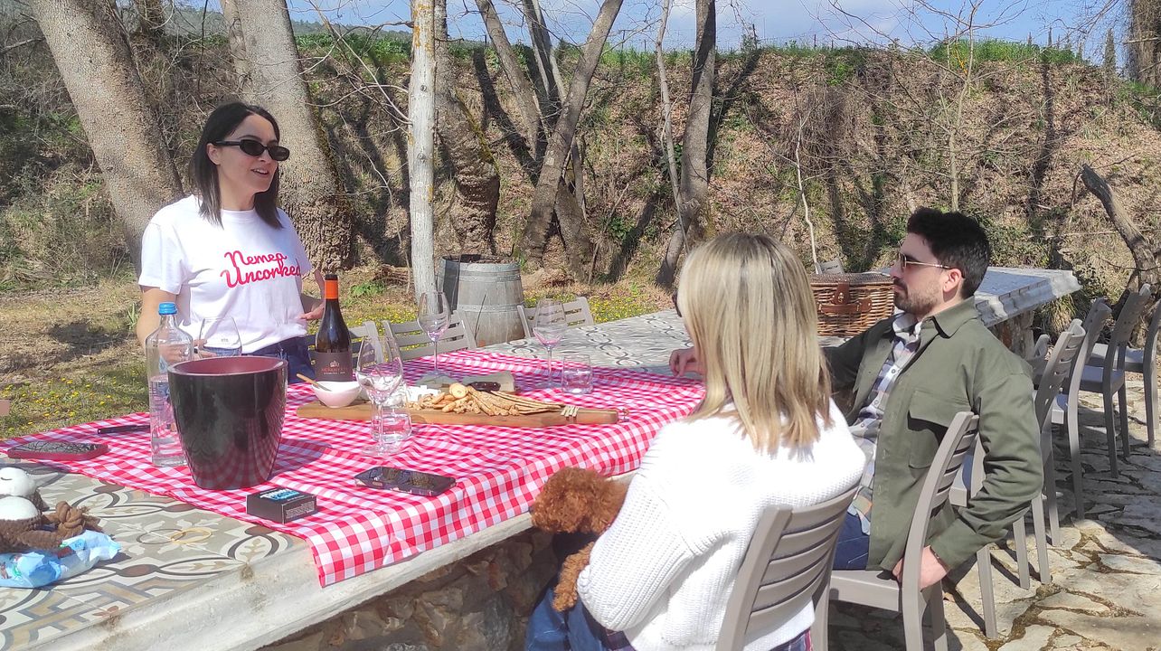 Weinprobe mit Picknick am Fluss