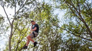 Rope parc at Domaine La Yole