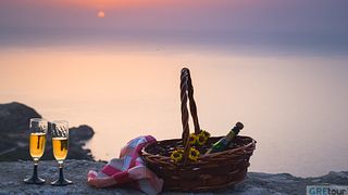Tour di degustazione di vini e tramonto romantico 