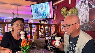 Rüdesheim: Visita guiada por la ciudad con vino y música.