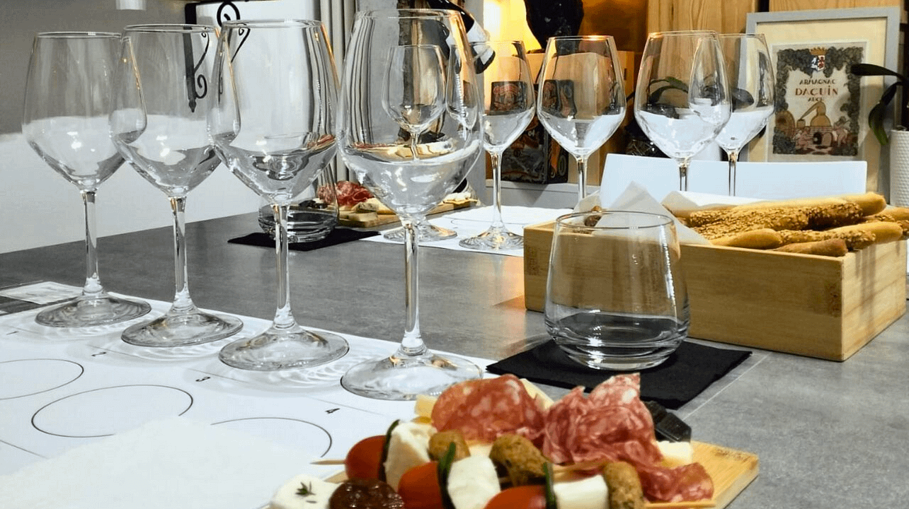 Degustação de cinco vinhos locais