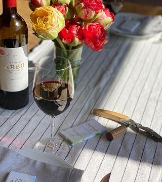 Degustación y visita al Château Arbo