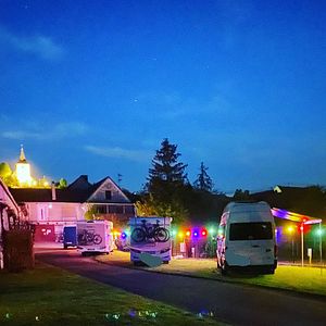 Parque de autocaravanas en la Bodega H.Engelhard