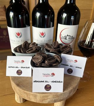 Workshop de Vinhos/Chocolates no Chateau Cruzeau