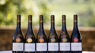 A grande degustação de vinhos no Château de Pierreclos