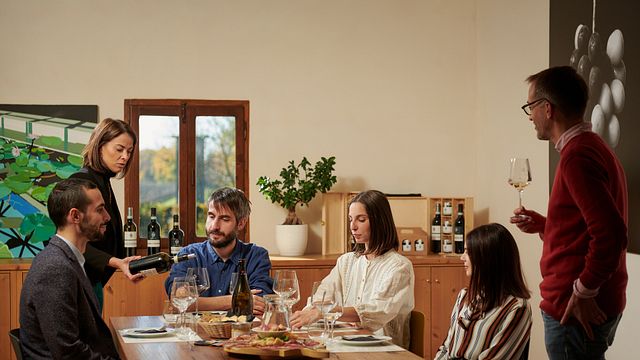 Übernachtung im Bauernhaus im Agriturismo Rechsteiner & Weinprobe