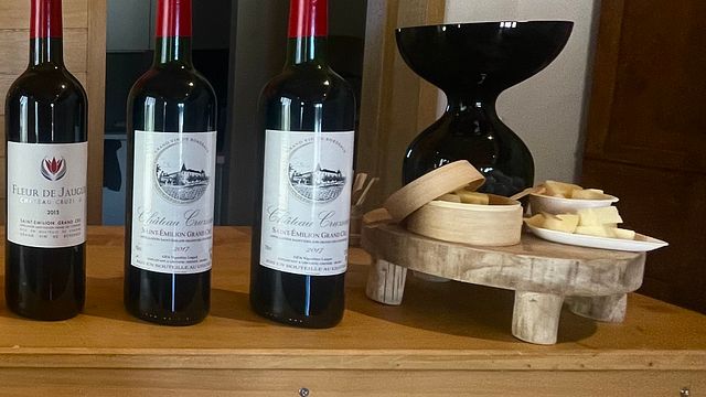 Wein-/Käse-Workshop im Château Cruzeau