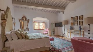 "Deluxe" Zimmer im Schloss von Meleto