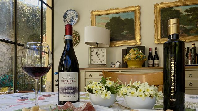 Nuancen von Valpolicella in der Villa San Carlo