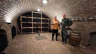 Cata de vinos en la bodega Krmeš