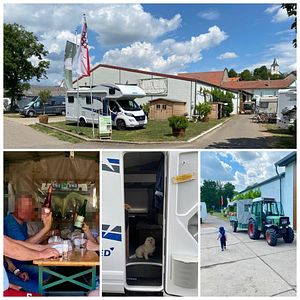 Aire de camping-car sur le domaine viticole H.Engelhard