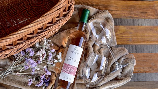 Weinprobe im Weingut Zaharchev im Weinzimmer von Skopje