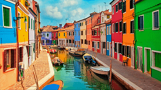 Tour d'île en île : Burano et Murano et visite du vignoble de Mazzorbo