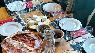 Spaziergang und Weinprobe