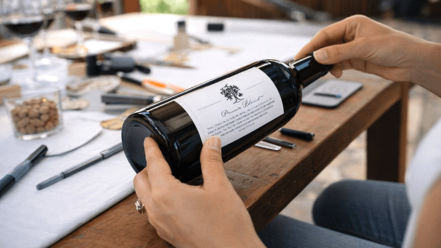 Créez votre propre assemblage : Atelier vinicole à la campagne