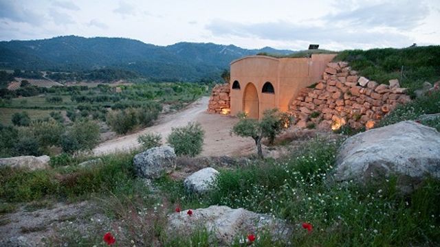 Colazione tipica catalana con degustazione di vini in una cantina artistica al Mas Blanch I Jové