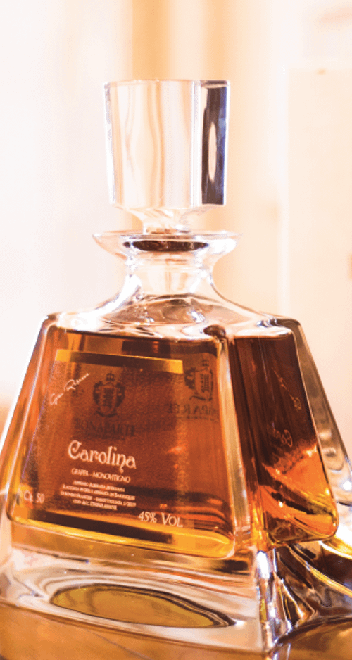 Carolina Grappa Barricade in French Oak barrels - Cantine Bonaparte