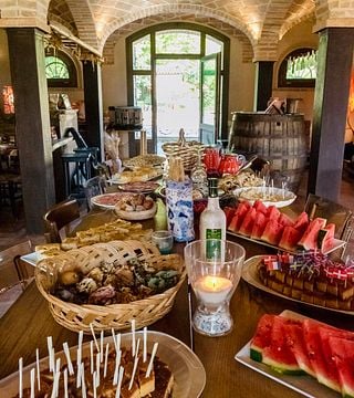 Promenades dans les vignobles, dégustation de vins et de produits typiques du territoire à l'Azienda Agricola Al di là del Fiume