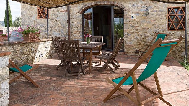 Villa „Massellone“ Übernachten Sie im Castello di Meleto
