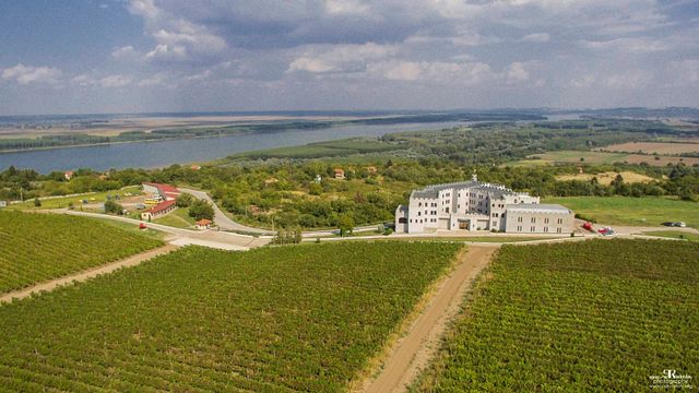 Cata de vinos en el pabellón Belle Vue del Château Burgozone 