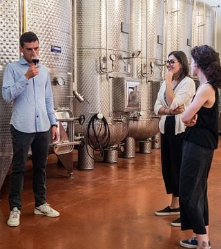 Degustação de vinhos em Vigna Cunial