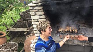 Weinprobe bei Lomtadze`s Marani