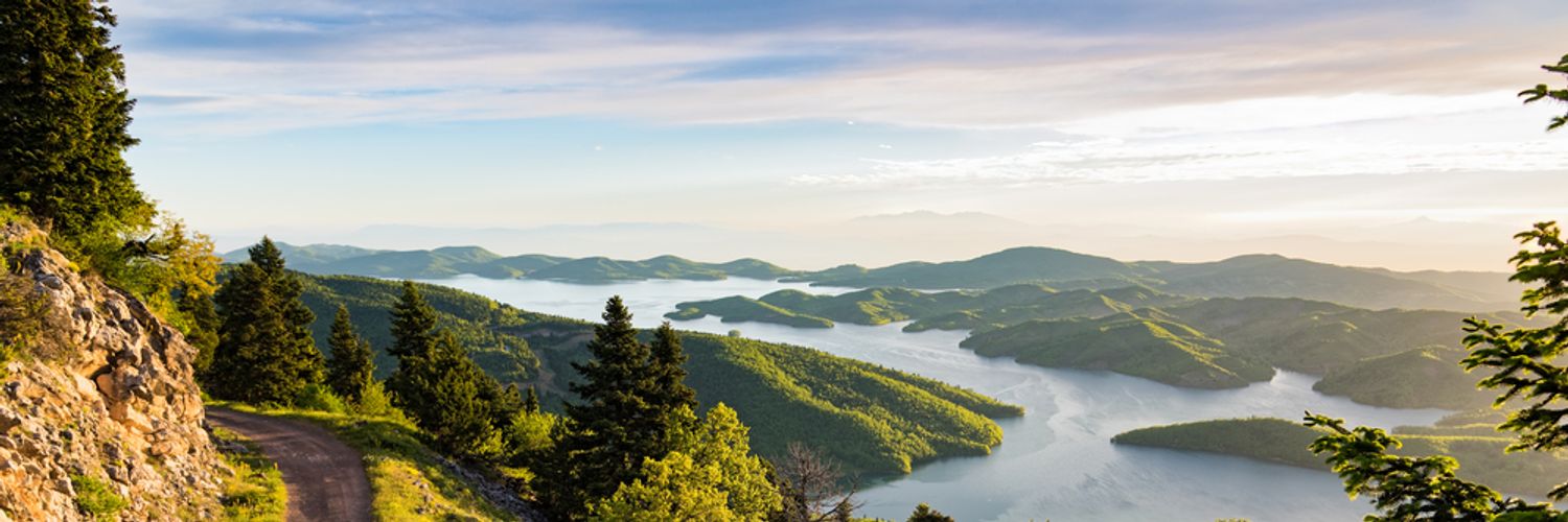 plastiras lake-thessaly-greece