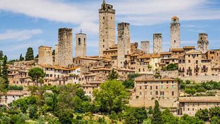 San Gimignano, Siena och Chianti