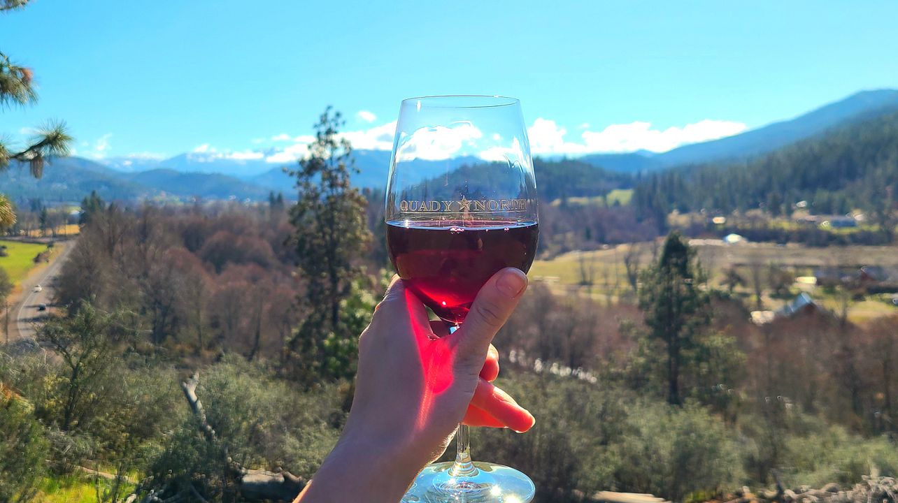 Vinprovning på Quady North Winery