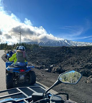 Excursion d'une journée en quad et dégustation de vins sur l'Etna
