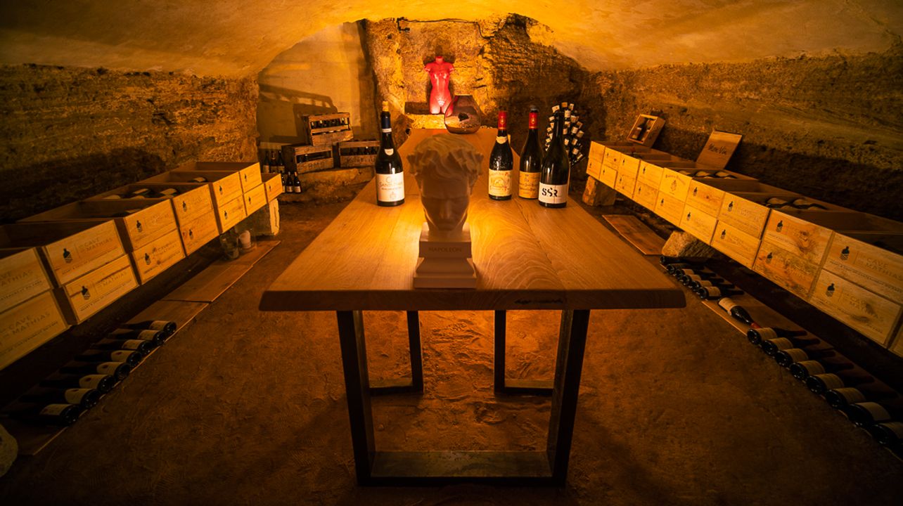 Premium vinprovning i Châteauneuf du Pape | La Cave de Mathias