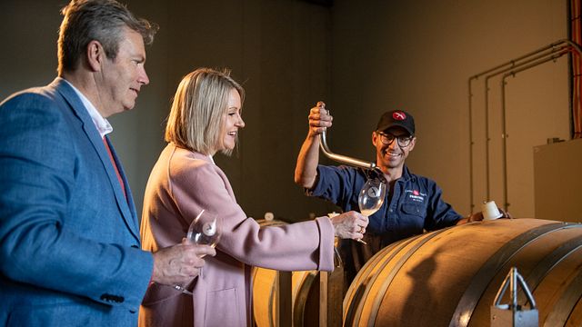 Tour della cantina in elicottero a Printhie