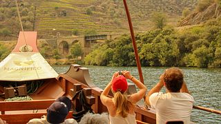 Recorrido del vino en el valle del Duero: 2 bodegas, catas, crucero por el río y almuerzo