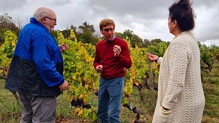 Weinprobe im Chateau Dauphiné Rondillon 