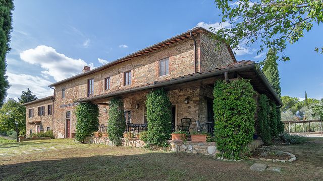 Bo på Villa Frantoio i Toscana