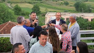Grand vinprovningstur i Berat