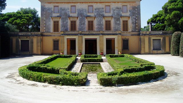 Vinprovning i Masseria, solnedgången 