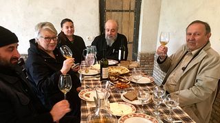 Degustazione di vini al Marani Utskinari