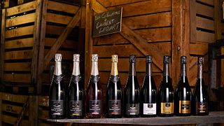 Cata de champán en los jardines del valle del Marne