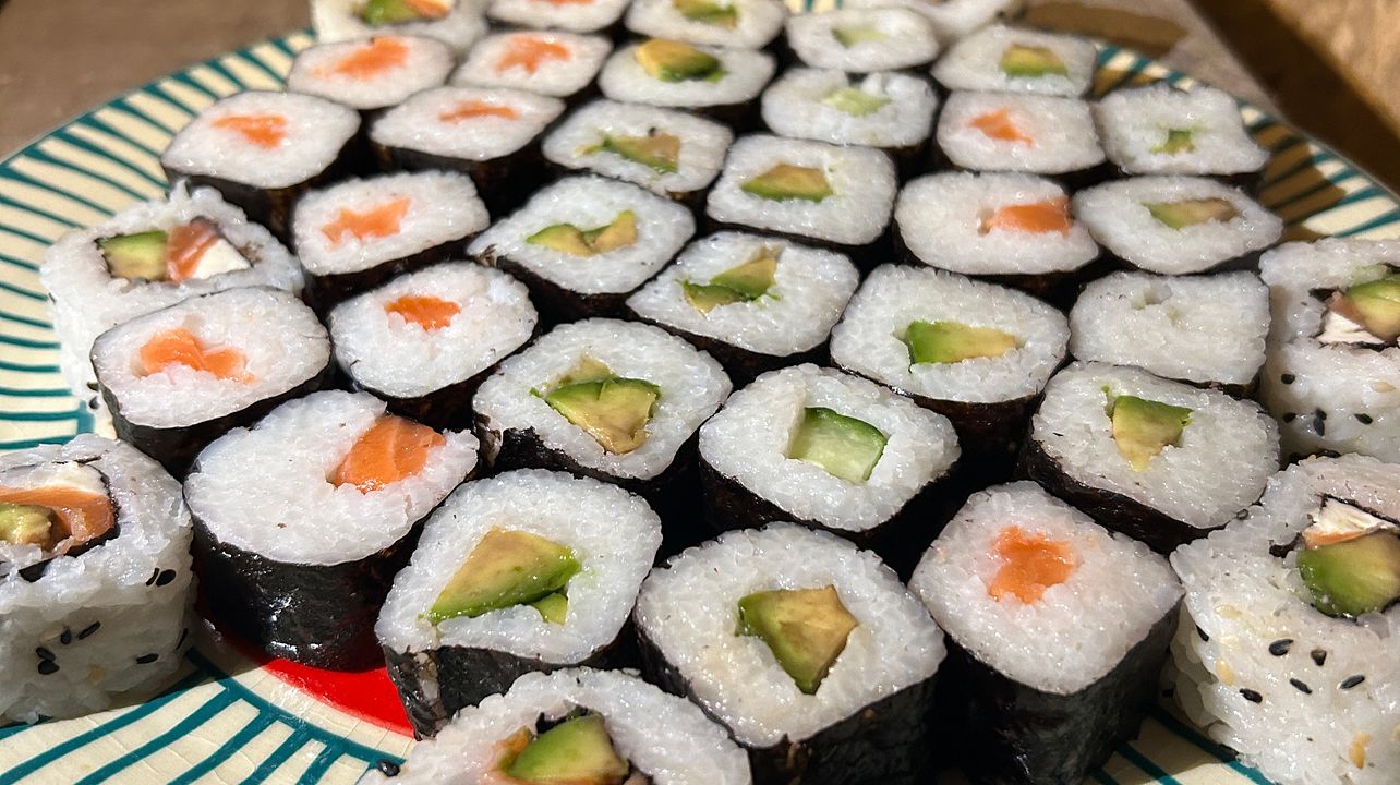 Degustazione di vini e sushi