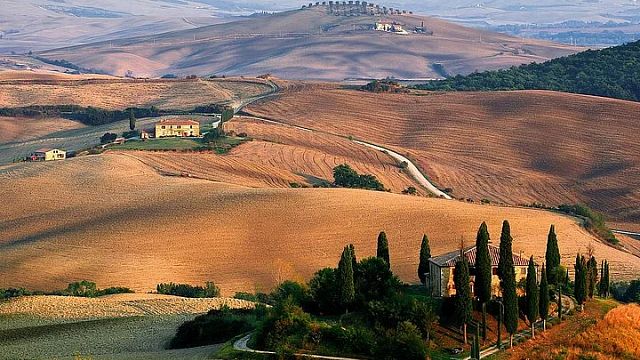 Tour esclusivo della Val d'Orcia da Firenze - Un universo cinematografico per gli amanti del vino