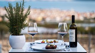 Trerätters vin & mat på Kastel Sikuli