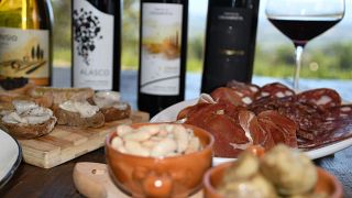 Degustação na adega da Tenuta di Gramineta